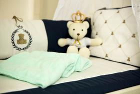 Cobertor Microfibra Bebê Liso Verde Água