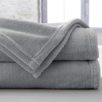 Cobertor Microfibra Casal Lisa Quente Flannel