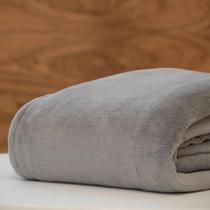 Cobertor microfibra cinza scavone casal