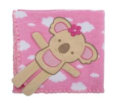 Cobertor Microfibra Estampado com Bordado Coala - BabyJoy Cobertor Microfibra Estampado com Bordado Coala - BabyJoy