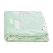 Cobertor microfibra estampado urso verde - papi baby