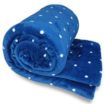 Cobertor Microfibra Queen Vintage Poá Bolinhas Manta Coberta