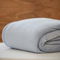 Cobertor microfibra soft azul solteiro