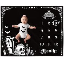 Cobertor Monthly Milestone Gicoherero Gothic Baby 100x125cm Cobertor Monthly Milestone Gicoherero Gothic Baby 100x125cm