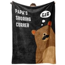 Cobertor Niyewsor Papa's Snoring Corner 157x132cm macio