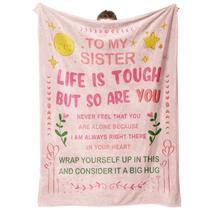 Cobertor Niyewsor Sister Presentes para aniversário de irmã 80x60cm
