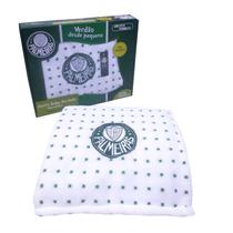 Cobertor Palmeiras Manta Bebê Bordada Luxo Jolitex