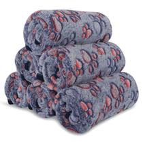 Cobertor para animais de estimação BVAGSS Super Soft Warm Paw Print para cães pequenos Cobertor para animais de estimação BVAGSS Super Soft Warm Paw Print para cães pequenos