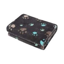 Cobertor Para Animais De Estimação Dupla Face Preto Macio E Fofo Quente E Confortável Para Gatos E