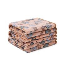 Cobertor para animais de estimação Luciphia Super Soft Fluffy Fleece Paw Brown