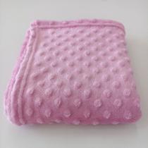 Cobertor Para Bebê Manta Plush Aveludado Menina Menino Maternidade Bolha Pipoquinha Infantil