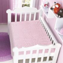 Cobertor Para Bebê Raschel com Relevo Bicicleta Rosa - Jolitex - Jolitex Cobertor Para Bebê Raschel com Relevo Bicicleta Rosa - Jolitex - Jolitex