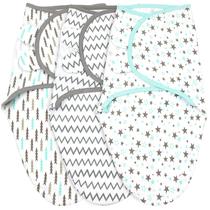 Cobertor para bebês Bublo Baby Preemie, 4-7 libras, pacote com 3