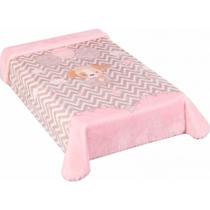 Cobertor para Berço Colibri Le Petit - 80 x 110 cm - Cachorrinho Rosa Cobertor para Berço Colibri Le Petit - 80 x 110 cm - Cachorrinho Rosa