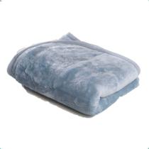 Cobertor para Berço Liso Flannel Super Macio 300g/m² Azul Happy day Sultan