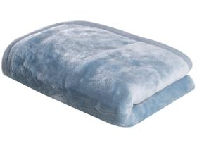 Cobertor para Berço Liso Flannel Super Macio 300g/m² Azul Happy day Sultan