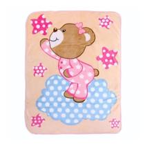 Cobertor para Berço Rozac Baby Soft Hipoalergênico Ursinha Cód: 348 Cobertor para Berço Rozac Baby Soft Hipoalergênico Ursinha Cód: 348