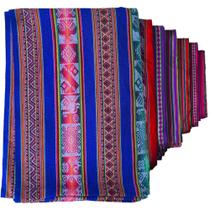 Cobertor peruano genérico de 178 x 120 cm, leve e vibrante, cores Cobertor peruano genérico de 178 x 120 cm, leve e vibrante, cores