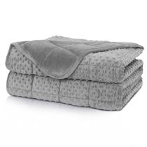 Cobertor pesado Huloo Sleep Queen 6,8 kg 150x200 cm cinza