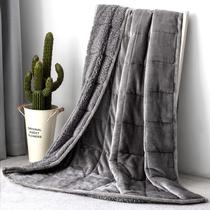 Cobertor pesado Topblan Sherpa Fleece 5,4 kg 120x180cm cinza