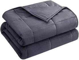 Cobertor pesado yescool 11,3 kg Queen Size para adultos, cinza