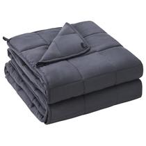 Cobertor pesado yescool para adultos (7,7 kg, 122 x 183 cm, cinza)