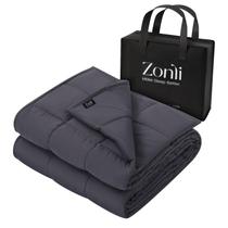 Cobertor pesado ZonLi King Size 11,3 kg (203x221 cm) Cinza