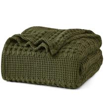 Cobertor PHF Waffle Weave 100% algodão King Size Capulet Olive Cobertor PHF Waffle Weave 100% algodão King Size Capulet Olive