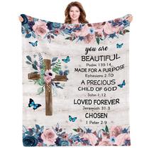 Cobertor PIUFAM Christian Presentes para mulheres 60x80in