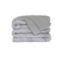 Cobertor Plush com Sherpa Dreams Colorida Casal 1 Peça