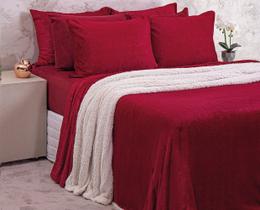 Cobertor Plush Dreams Casal 1 Peça Ruby