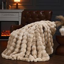 Cobertor PLUUSHUU Faux Fur Fluffy 150x125cm para sofá