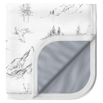 Cobertor Pobibaby Premium de mistura de algodão de 3 camadas 127x127 cm Cobertor Pobibaby Premium de mistura de algodão de 3 camadas 127x127 cm