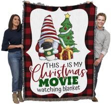 Cobertor Pure Country Weavers, filme de Natal, algodão gnome Cobertor Pure Country Weavers, filme de Natal, algodão gnome