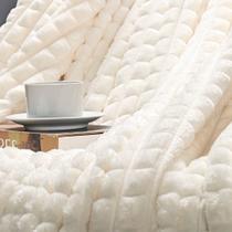 Cobertor Queen 320gr m² Grosso Flannel Utrasoft Aveludado 2,40m x 2,20m - Fluffy Willow