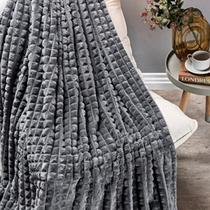 Cobertor Queen Boreal Flannel 2,40 x 2,20 Macio Manta Inverno Jacquard Gris Cobertor Queen Boreal Flannel 2,40 x 2,20 Macio Manta Inverno Jacquard Gris