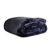 Cobertor Queen Corttex Manta Turim 220x240 cm Marinho - 0701