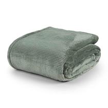 Cobertor Queen Dublin Manta Flannel Ultrasoft - Verde Louro Cobertor Queen Dublin Manta Flannel Ultrasoft - Verde Louro