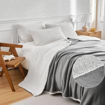 Cobertor Queen Everest Dupla Face Manta Flannel Sherpa Lã de Carneiro Cobertor Queen Everest Dupla Face Manta Flannel Sherpa Lã de Carneiro