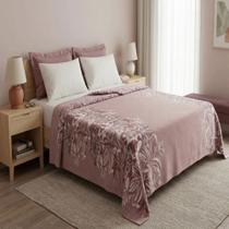 Cobertor Queen Innove 220x240cm Sirus Vinho Não Alérgico Jolitex
