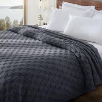 Cobertor Queen Jolitex Dyuri Jacquard Square Toque Macio 2,20m x 2,40m