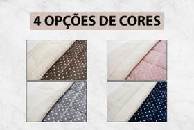 Cobertor Queen Lã Carneiro Estampado Bolinha Coberdrom 2,40x2,10
