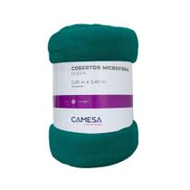 Cobertor Queen Manta Microfibra Antialérgico 2,2X2,4M Verde
