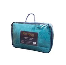 Cobertor Queen Microfibra Azul Petróleo Soft Macio Naturalle Fashion 340g - SULTAN