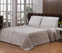 Cobertor Queen Microfibra Flannel Mont Blanc 2,20cm X 2,40cm