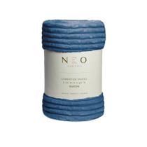 Cobertor Queen Neo Mares 220x240 cm Canelado 300g/m² Cor:Azul - Camesa
