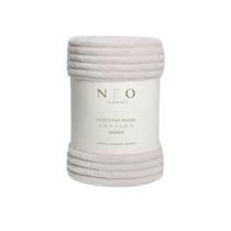 Cobertor Queen Neo Mares 220x240 cm Canelado 300g/m² Cor:Off White