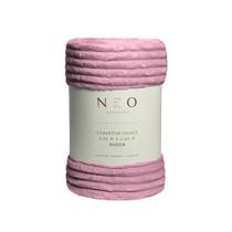 Cobertor Queen Neo Mares 220x240 cm Canelado 300g/m² Cor:Rose