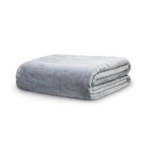 Cobertor Queen Neo Velour 220X240 Liso 300G/M Cinza