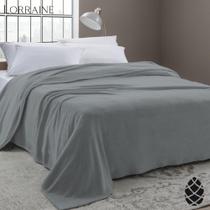 Cobertor Queen Neo Velour 220X240 Liso 300G/M Cinza